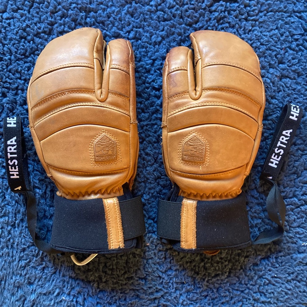 hestra fall line 3 finger gloves